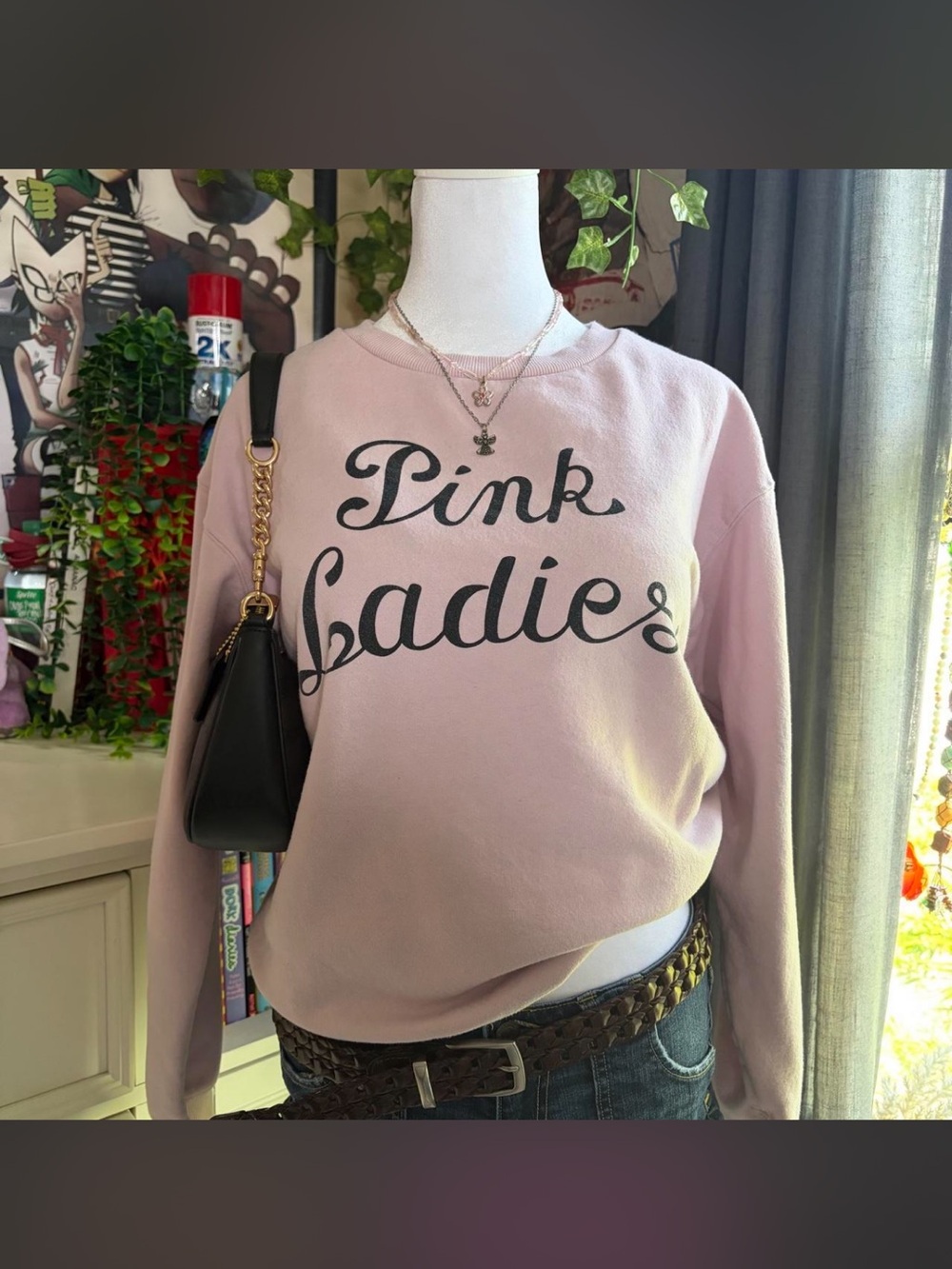 Pink Grease Crewneck Sweatshirt